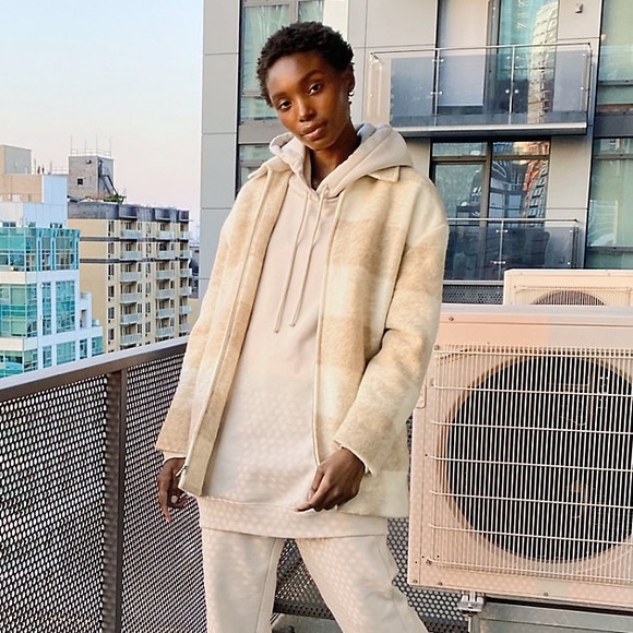 Aritzia Wilfred Free Lyon Wool Alpaca Blend Jacket Size 1 Small - Picture 3 of 12